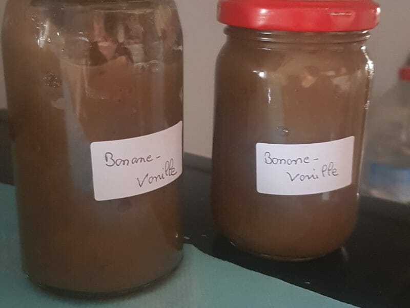 Cliquez pour zoomer ! Confiture banane, vanille et rhum Thermomix par Doudoune57