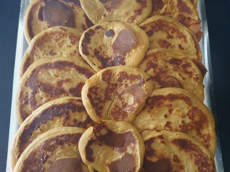 Cliquez pour zoomer ! Pancakes à la patate douce Thermomix par Doudoune57