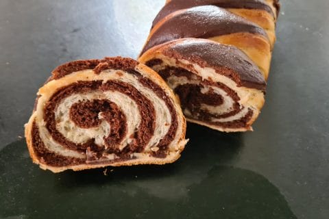 Cliquez pour zoomer ! Brioche marbrée Thermomix par tinevalou