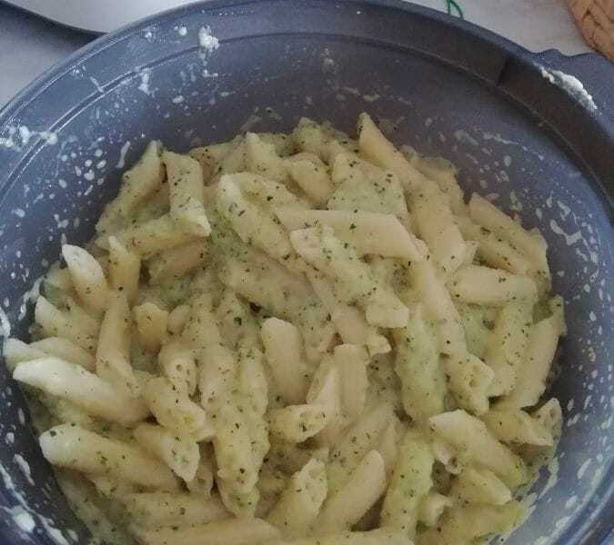 Cliquez pour zoomer ! Farfalle à la crème de courgettes Thermomix par alex1006