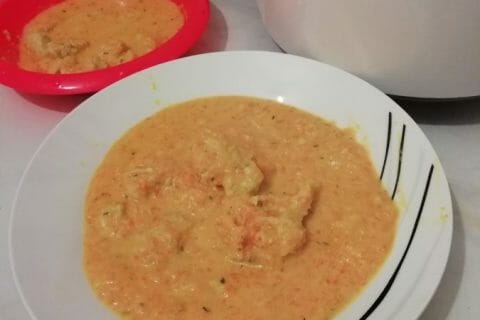 Cliquez pour zoomer ! Bouchées de poulet aux carottes au Thermomix