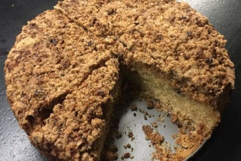 Cliquez pour zoomer ! Tarte aux pommes façon crumble au Thermomix