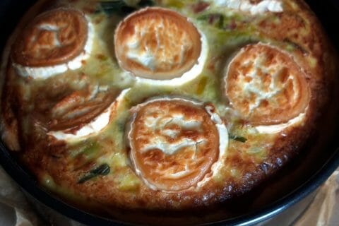 Cliquez pour zoomer ! Gâteau poireaux, lardons et fromage Thermomix par Cricri-25