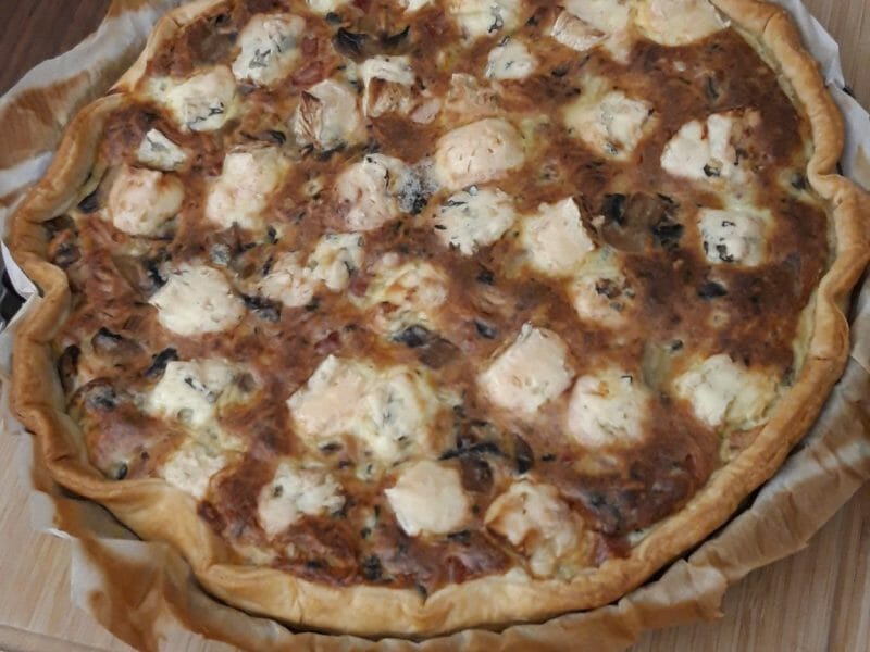 Cliquez pour zoomer ! Tarte champignons et lardons Thermomix par Cricri-25