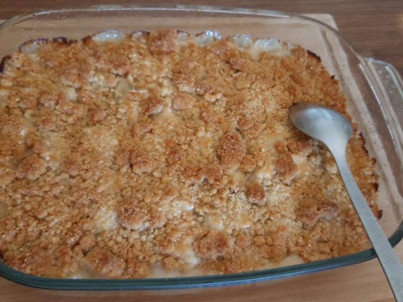 Cliquez pour zoomer ! Crumble courgettes, chèvre et lardons Thermomix par Cricri-25