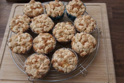 Cliquez pour zoomer ! Muffins aux pommes façon crumble Thermomix par Cricri-25