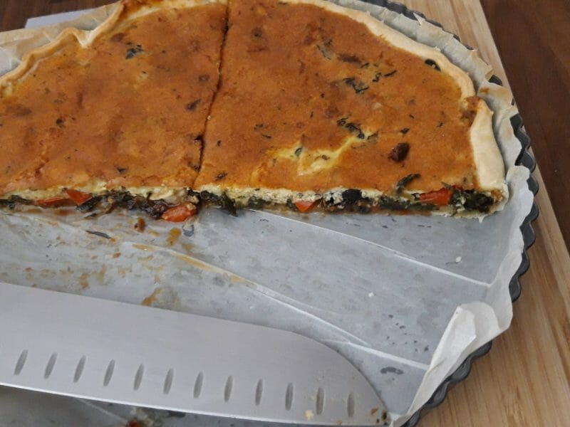 Cliquez pour zoomer ! Quiche aux épinards et au poivron rouge Thermomix par Cricri-25