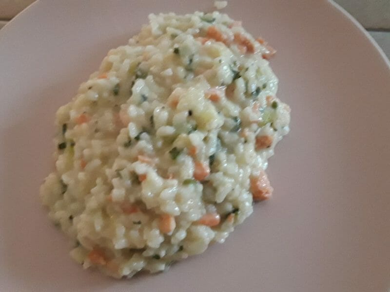 Cliquez pour zoomer ! Risotto courgettes saumon Thermomix par Cricri-25