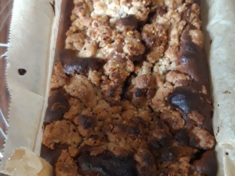 Cliquez pour zoomer ! Crumb cake poires et chocolat Thermomix par Cricri-25