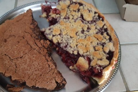 Cliquez pour zoomer ! Tarte aux cerises façon crumble Thermomix par Cricri-25