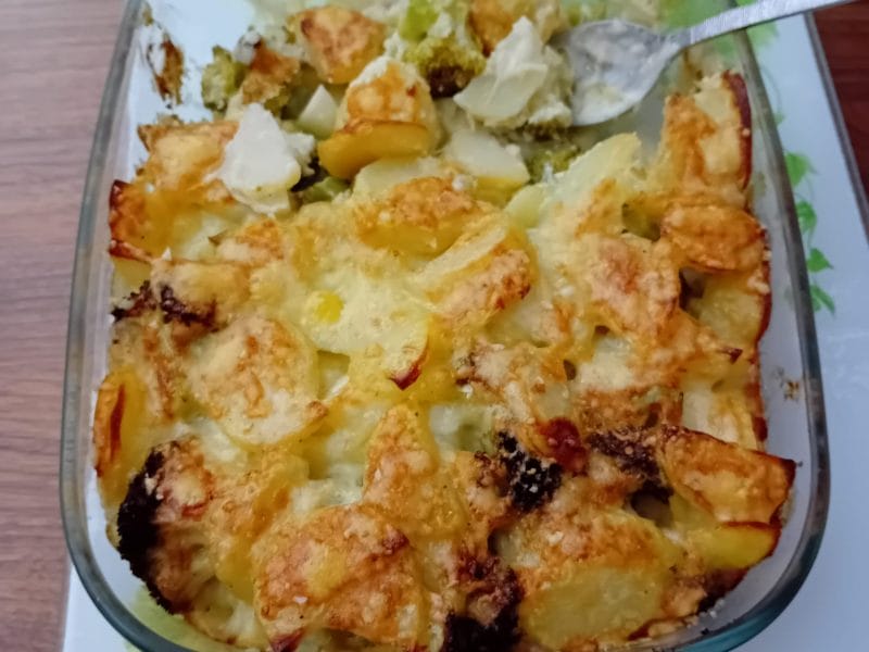 Cliquez pour zoomer ! Gratin de pommes de terre et brocolis Thermomix par Cricri-25