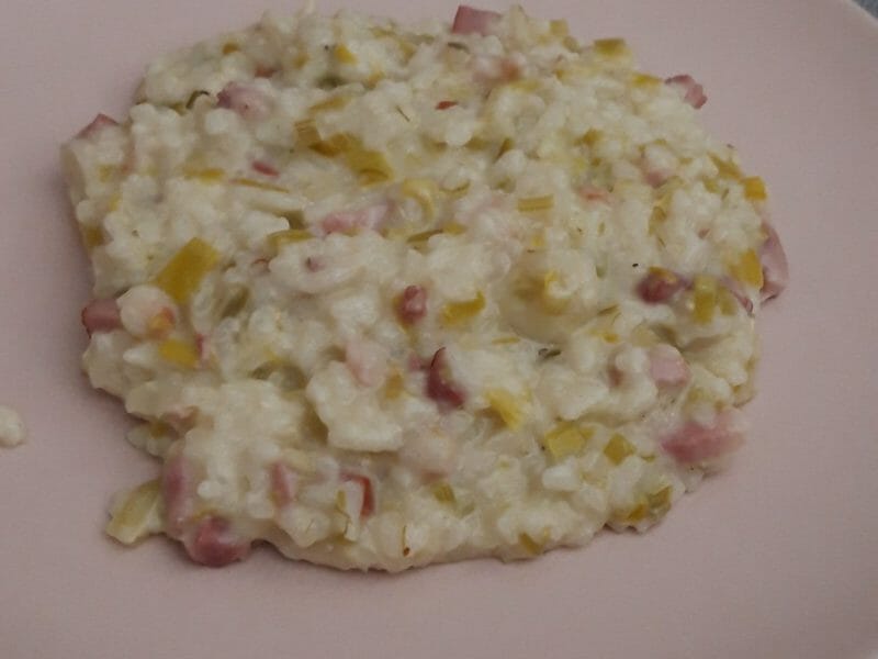 Cliquez pour zoomer ! Risotto poireaux et lardons Thermomix par Cricri-25
