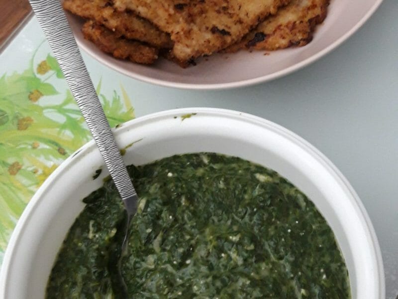 Cliquez pour zoomer ! Épinards frais à la crème Thermomix par Cricri-25