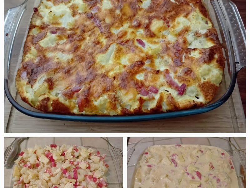 Cliquez pour zoomer ! Gratin de chou-fleur au gorgonzola et aux noix Thermomix par Cricri-25