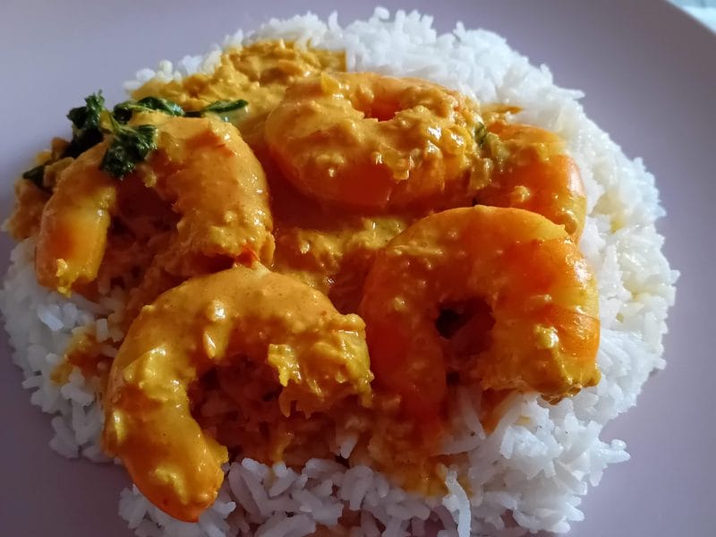Cliquez pour zoomer ! Curry de crevettes au lait de coco Thermomix par Cricri-25