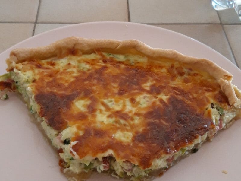 Cliquez pour zoomer ! Quiche saumon et courgettes Thermomix par Cricri-25