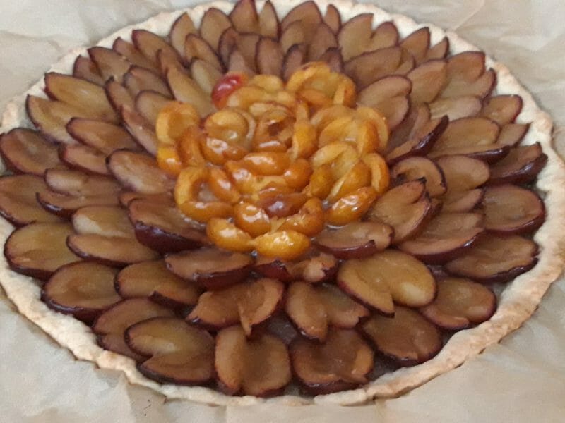 Cliquez pour zoomer ! Tarte aux quetsches Thermomix par Cricri-25