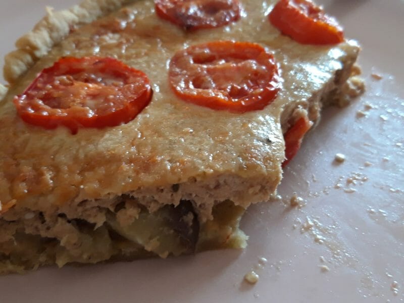 Cliquez pour zoomer ! Quiche thon et aubergines Thermomix par Cricri-25