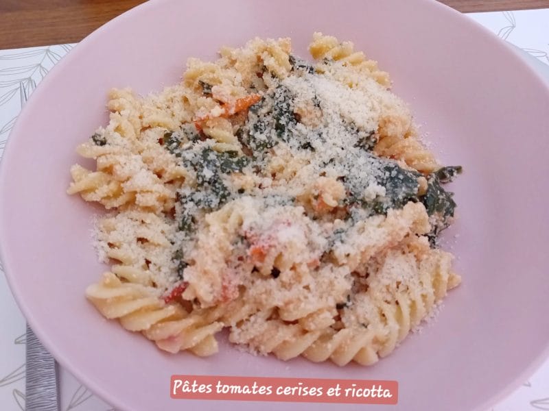 Cliquez pour zoomer ! Pâtes tomates cerises et ricotta Thermomix par Cricri-25