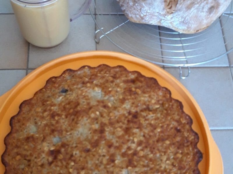 Cliquez pour zoomer ! Gâteau de flocons d’avoine à la banane Thermomix par Cricri-25