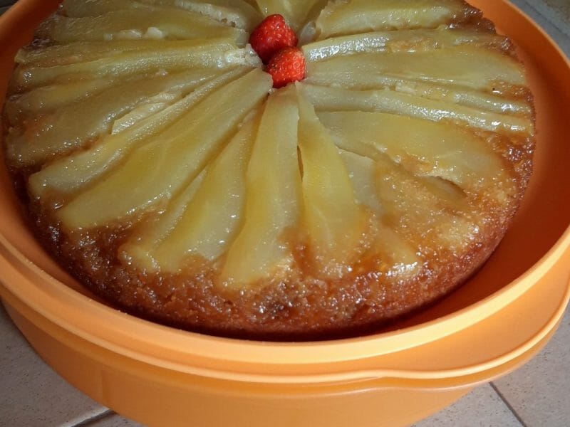 Cliquez pour zoomer ! Gâteau renversé aux poires Thermomix par Cricri-25