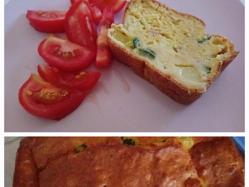 Cliquez pour zoomer ! Cake courgettes et cheddar Thermomix par Cricri-25