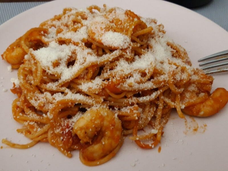 Cliquez pour zoomer ! Spaghettis aux crevettes et à l’ail Thermomix par Cricri-25