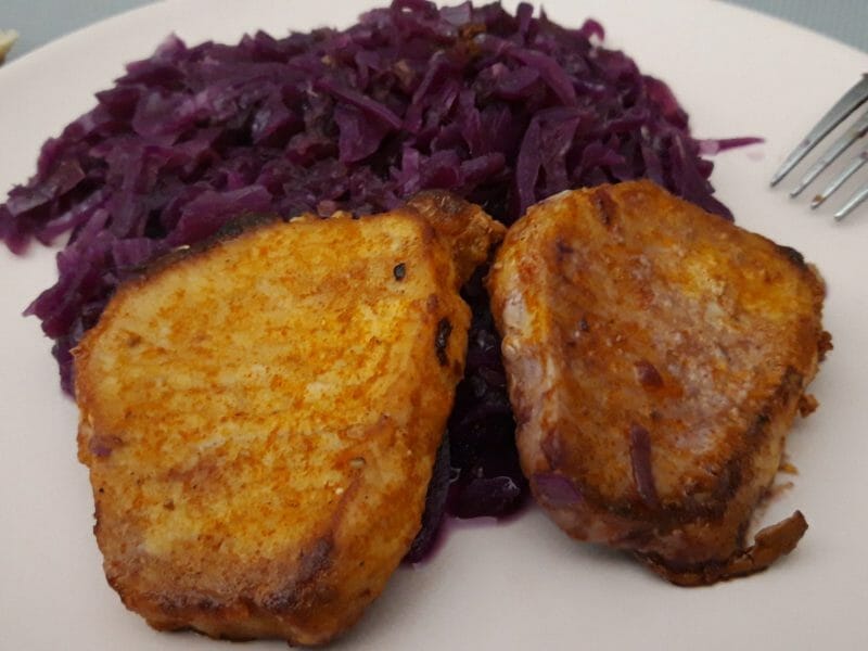 Cliquez pour zoomer ! Chou rouge, lardons et pommes Thermomix par Cricri-25