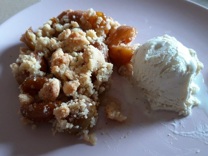 Cliquez pour zoomer ! Crumble aux mirabelles Thermomix par Cricri-25