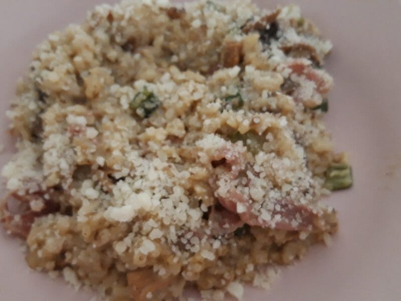 Cliquez pour zoomer ! Risotto champignons et courgettes Thermomix par Cricri-25