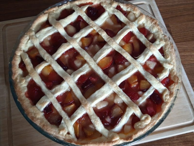 Cliquez pour zoomer ! Tarte aux prunes et poires Thermomix par Cricri-25