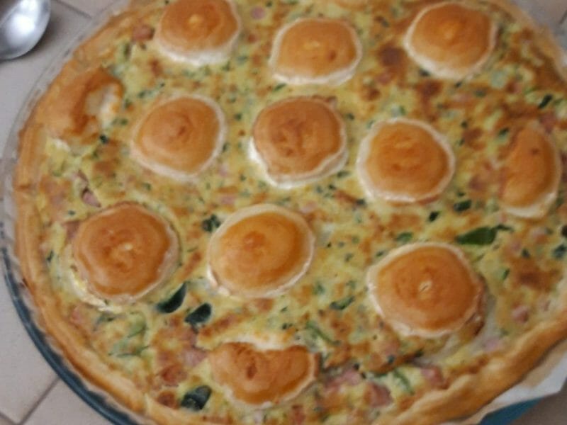 Cliquez pour zoomer ! Tarte courgette, jambon & chèvre Thermomix par Cricri-25