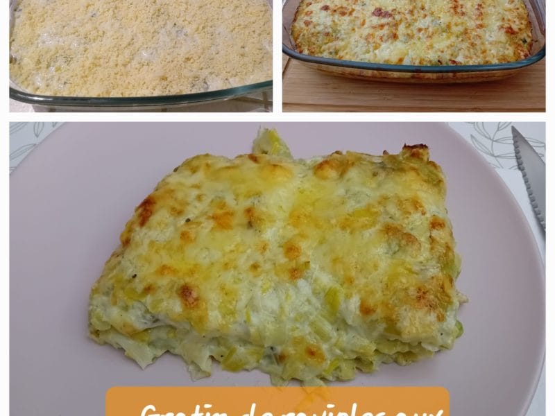 Cliquez pour zoomer ! Gratin de ravioles aux poireaux Thermomix par Cricri-25