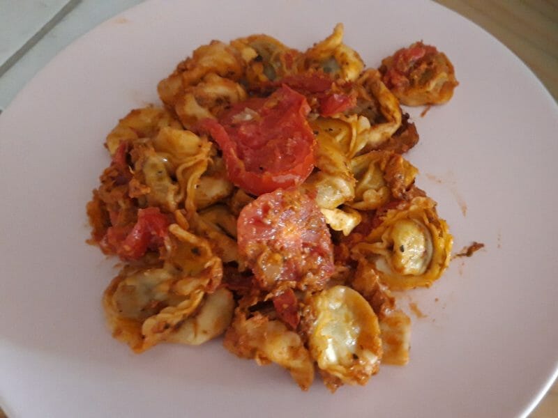 Cliquez pour zoomer ! Gratin de tortellini tomate mozzarella Thermomix par Cricri-25