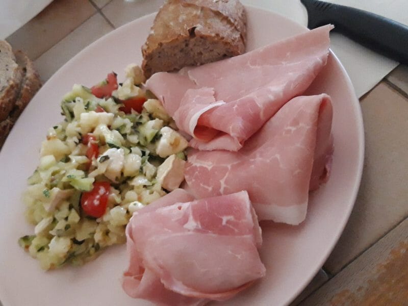 Cliquez pour zoomer ! Salade de courgettes à la feta Thermomix par Cricri-25