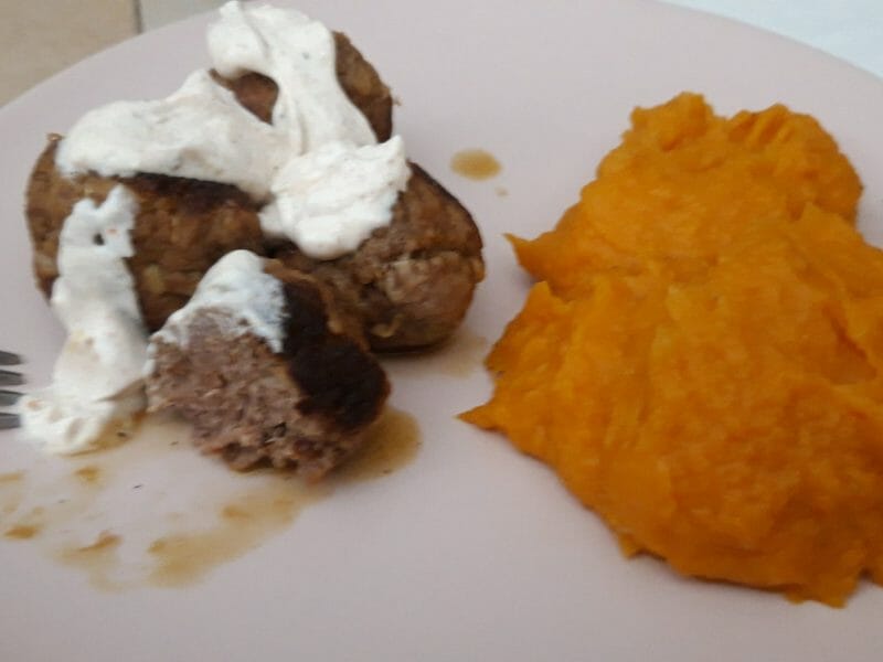 Cliquez pour zoomer ! Boulettes de poireau et boeuf citronné Thermomix par Cricri-25