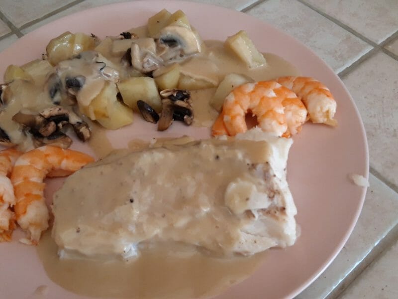 Cliquez pour zoomer ! Filets de sole aux crevettes et champignons Thermomix par Cricri-25