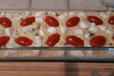 Cliquez pour zoomer ! Cake tomates mozzarella et lardons Thermomix par Cricri-25