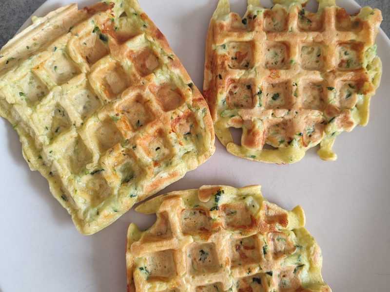 Cliquez pour zoomer ! Gaufres courgettes Thermomix par Elobobsam