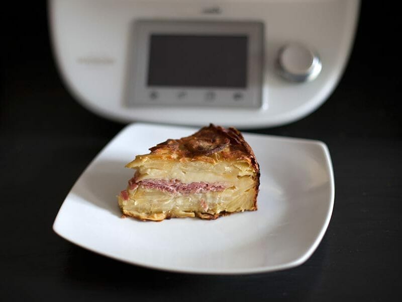 Cliquez pour zoomer ! Gâteau invisible raclette Thermomix par Jeanne