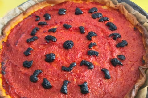Cliquez pour zoomer ! Tarte brandade et tomate Thermomix par manu1404