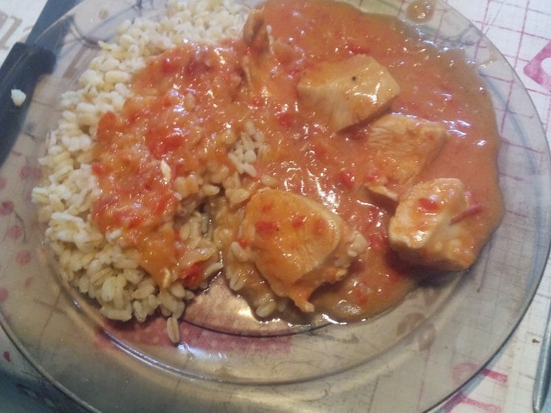 Cliquez pour zoomer ! Poulet à la bière Thermomix par isabo12