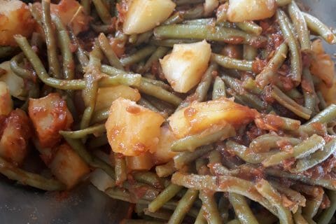 Cliquez pour zoomer ! Haricots verts à l’italienne au Thermomix