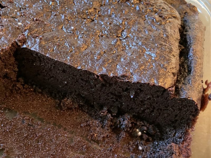 Cliquez pour zoomer ! Brownie magique aux haricots rouges Thermomix par Eve Lyne68