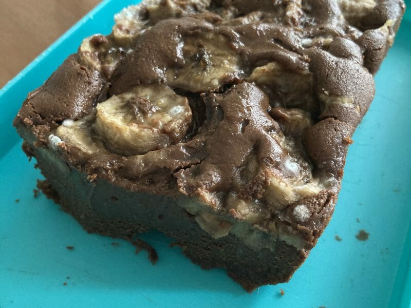 Cliquez pour zoomer ! Brownie fondant choco-banane Thermomix par Eve Lyne68