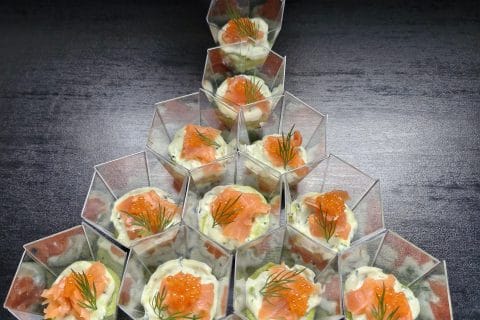 Cliquez pour zoomer ! Verrines saumon avocat Thermomix par Vanessa_4