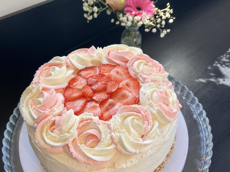 Cliquez pour zoomer ! Shortcake aux fraises Thermomix par Vanessa_4