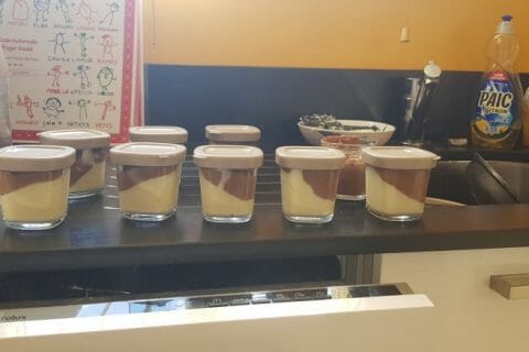 Cliquez pour zoomer ! Crème dessert au deux saveurs au Thermomix
