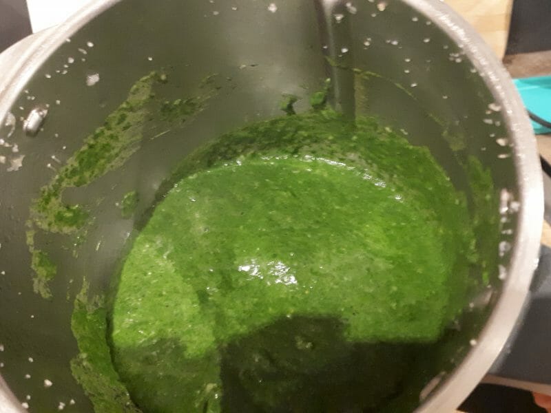 Cliquez pour zoomer ! Épinards frais à la crème Thermomix par Sylitiman