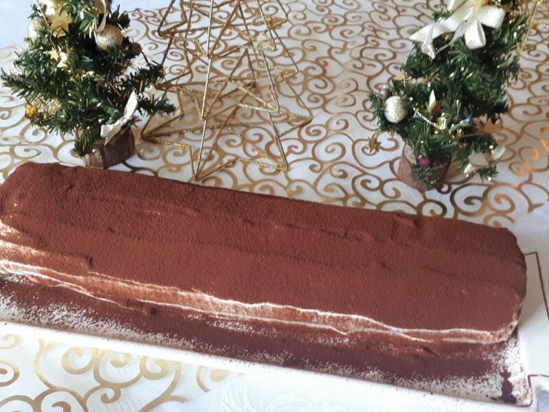 Cliquez pour zoomer ! Bûche Tiramisu Thermomix par Sylitiman